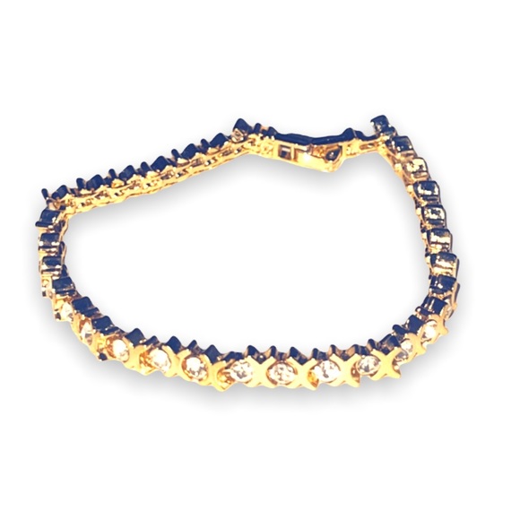 Vintage Moscow 4.80ct. White Topaz 14k Gold Tennis Bracelet 1950s - Picture 16 of 16